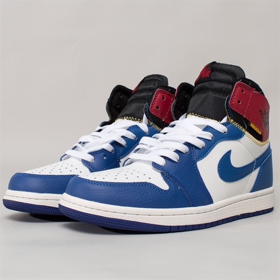 Кроссовки Nike Jordan 1 Retro High, Union Los Angeles Blue Toe - фото 34627