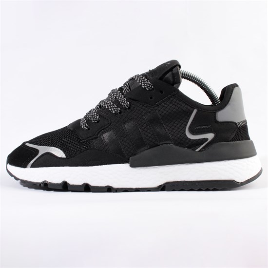Кроссовки Adidas Nite Jogger, Core Black White - фото 45124