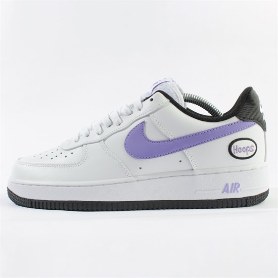 Кроссовки Nike Air Force 1 Low, Hoops White Canyon Purple - фото 45919