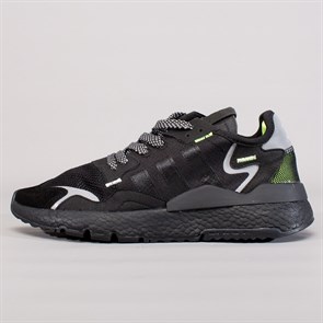Кроссовки Adidas Nite Jogger, 3M Core Black Green - фото 11363