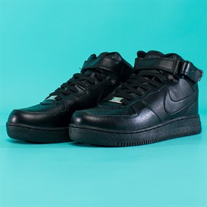 Кроссовки Nike* Air Force 1 High, Black - фото 14925