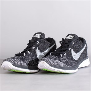 Кроссовки Nike Flyknit Lunar3, Black Grey - фото 17286