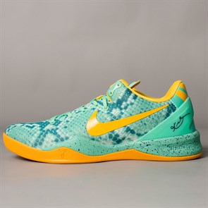 Кроссовки Баскетбольные Nike Kobe VIII, Green Glow Laser Orange
