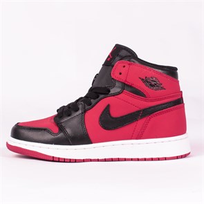 Кроссовки Nike Air Jordan 1 Retro High, Black Red - фото 30080