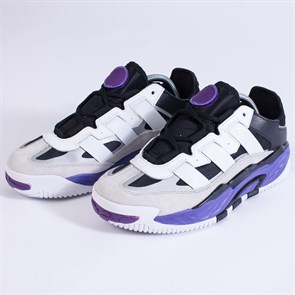 Кроссовки Adidas Niteball, White Purple - фото 33682