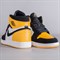 Кроссовки Nike Air Jordan 1 Mid, Yellow Toe Black - фото 16708