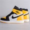 Кроссовки Nike Air Jordan 1 Mid, Yellow Toe Black - фото 16709