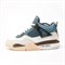 Кроссовки Nike Air Jordan 4, Blue / Beige - фото 43437