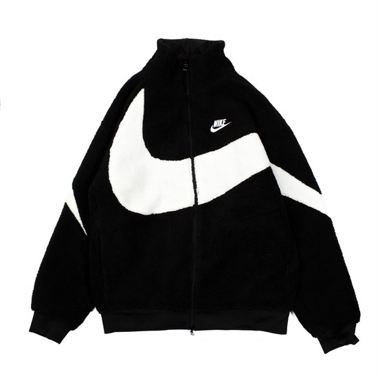Куртка Nike Fleece Big Swoosh, Black - фото 43346