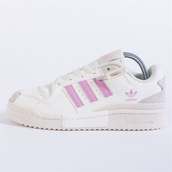 Кроссовки Adidas Forum 84 Low, Cloud White Pink - фото 44143