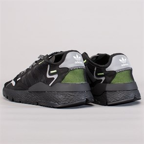 Кроссовки Adidas Nite Jogger, 3M Core Black Green - фото 11366