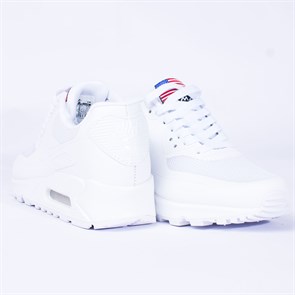 Кроссовки Nike Air Max 90 Hyperfuse, Independence Day White - фото 12504