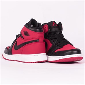 Кроссовки Nike Air Jordan 1 Retro High, Black Red - фото 30081