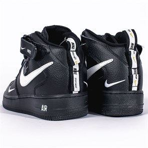 Кроссовки Nike Air Force 1 Mid '07 LV8, Black White - фото 30422