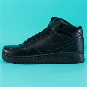 Кроссовки Nike* Air Force 1 High, Black - фото 31559