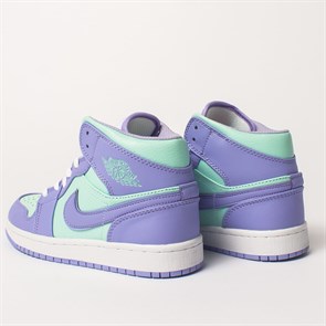 Кроссовки Nike Jordan 1 Mid, Purple Aqua - фото 32947