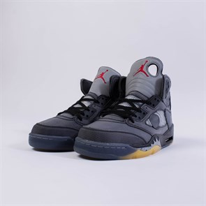 Кроссовки Nike Air Jordan 5 Retro, Off-White Black - фото 32981