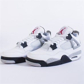 Кроссовки Nike Air Jordan 4, White Cement - фото 34608
