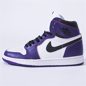 Кроссовки Nike* Jordan 1 Retro High, Court Purple White - фото 35528