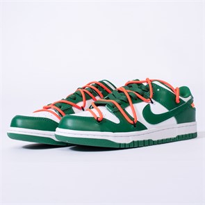 Кроссовки Nike Dunk Low, Off-White Pine Green - фото 36102