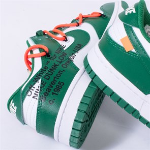 Кроссовки Nike Dunk Low, Off-White Pine Green - фото 36105