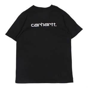 Футболка Carhartt, Logo Front / Black / White