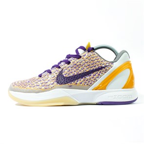 Кроссовки Баскетбольные Nike Kobe VI, 3D Lackers - фото 37078