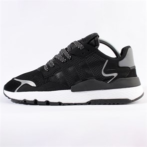Кроссовки Adidas Nite Jogger, Core Black White - фото 37588