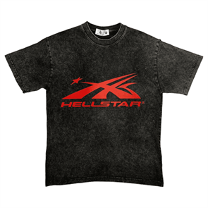 Футболка Hellstar Sport Logo Gel, Black / Red - фото 38510