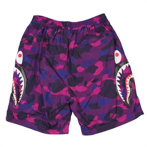 Шорты BAPE Color Camo Side Shark, Purple - фото 38924