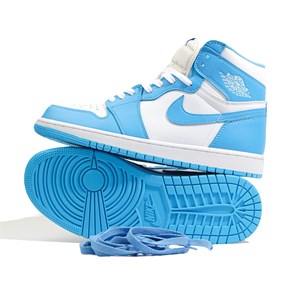 Кроссовки Nike Air Jordan 1 High, UNC - фото 39397