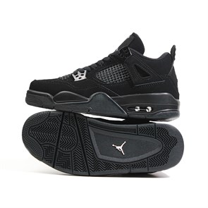 Кроссовки Nike Air Jordan 4, Black Cat (2020) - фото 39425