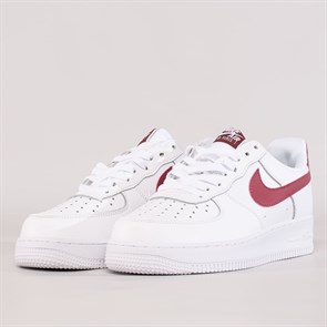Кроссовки Nike Air Force 1 Low, White Noble Red - фото 6560