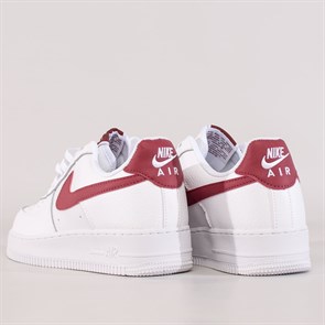 Кроссовки Nike Air Force 1 Low, White Noble Red - фото 6561
