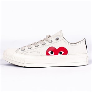 Кеды Converse Chuck Taylor All-Star, 70s Ox Comme des Garcons PLAY White