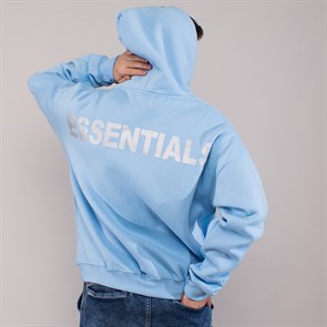 Толстовка Essentials, Голубой Реф Лого - фото 9468