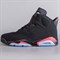 Кроссовки Nike Air Jordan 6 Retro, Black Infrared - фото 29828