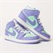 Кроссовки Nike Jordan 1 Mid, Purple Aqua - фото 32945