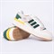 Кроссовки Adidas Forum Exhibit Low, White Green Yellow - фото 42082