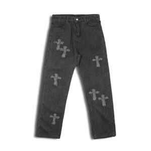 Джинсы Chrome Hearts, Grey / Light